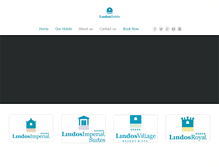Tablet Screenshot of lindoshotels.com
